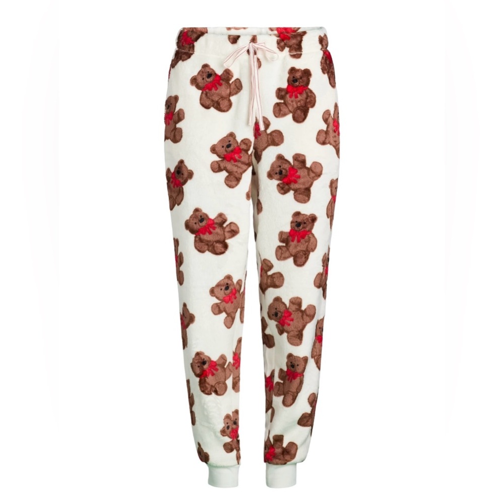 Joyspun Teddy Bear Pajama Pants Size S